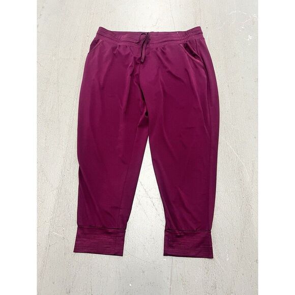 St. John’s Bay‎ Berry Pull On Drawstring Women's Jogger Pants Size XL - Picture 1 of 5